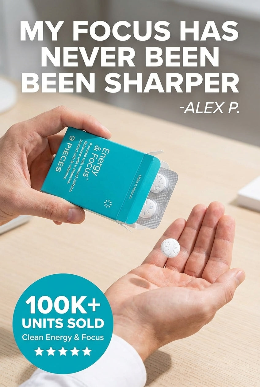 Energy & Sleep Support Gum - 3 Flavors