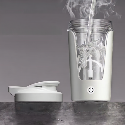 Electric Protein Shaker Bottle - Self-Mixing