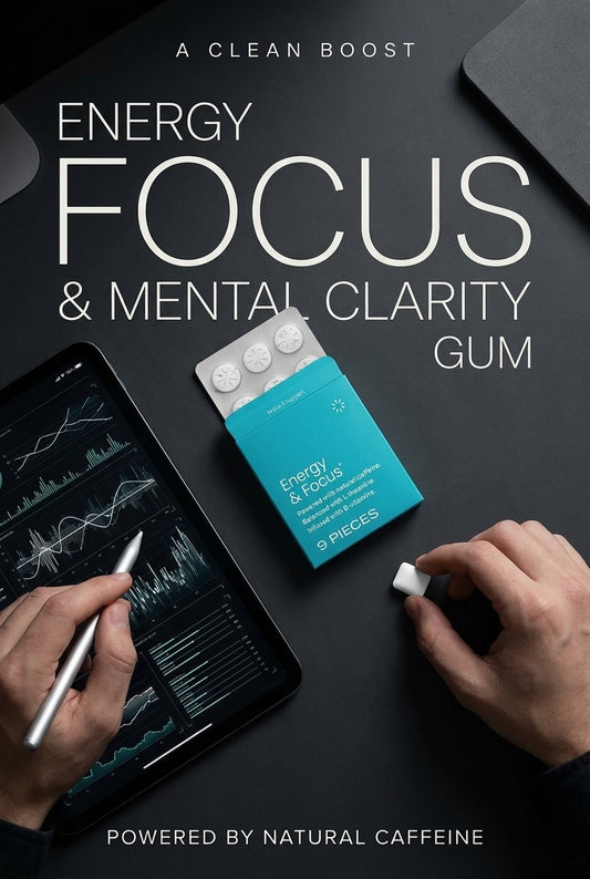 Energy & Sleep Support Gum - 3 Flavors